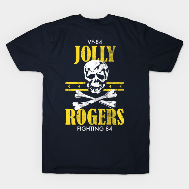 VF-84 Jolly Rogers (Front & Back distressed logo) by TCP